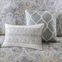 100% Cotton Sateen Printed 6Pcs Comforter Set - Cal King HH10-1686