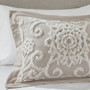 100% Cotton Tufted Embroidered Comforter Mini Set - Full/Queen HH10-1646