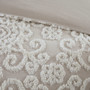 100% Cotton Tufted Embroidered Duvet Cover Mini Set - Full/Queen HH12-1648