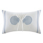 100% Cotton Oblong Pillow W/ Emb. - White HH30-708A