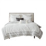 100% Cotton Clipped Jacq Comforter Set - Full/Queen II10-1065