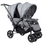 Foldable Lightweight Front Back Seats Double Baby Stroller-Gray (BB5638GR)