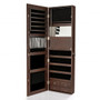 Multipurpose Storage Cabinet With 4 Drawers-Brown (JV10014CF)