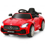 12V Licensed Mercedes Benz Kids Ride-On Car With Remote Control-Red (TY327942RE)