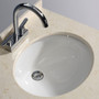 Bathroom Sink Ceramic Porcelain Marble Top Cabinet Vanity 24 With Mirror Faucet (BA6915)