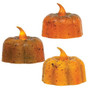 Grungy Pumpkin Tealight 3 Asstd. (Pack Of 3) G84815 By CWI Gifts