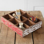 Reclaimed Wood Bottle Crate 530498