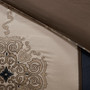7 Piece Jacquard Comforter Set - Queen MP10-4344