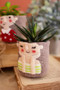 Set Of Four Felt Lady Planters (CHB2309)