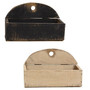 Large Rustic Pallet Mail Bin 2 Asstd (Pack Of 2) G22109