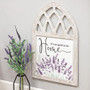 It'S So Good To Be Home Lavender Wood Cathedral Sign G65257