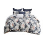 100% Cotton 8 Piece Printed Reversible Comforter Set - Cal King MP10-6586