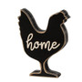 Home Distressed Black Chicken Sitter G35840