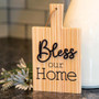 Bless Our Home Natural Cutting Board Ornament G35864