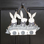 Welcome Every Bunny Metal Hanging Sign G60424