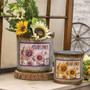 2/Set Distressed Galvanized Sunflower Buckets GHDY19012 By CWI Gifts