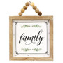 Family Bead Hanger Sign GWAF11304