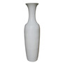 Large White Fish Tail Floor Vase 55 Inch H (1662B)