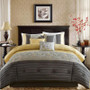 7 Piece Embroidered Comforter Set - Queen MP10-4185
