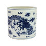 Blue And White Orchid Pot Dragon Cloud Motif (1605D)