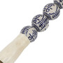 Blue And White Double Happiness Porcelain Ball Calligraphy Brush (CB050)