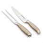 2-Piece Stainless Steel Carving Set (12) Peened (55333L20)