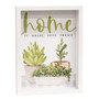 Home Is Where Love Grows Inset Box Sign 3 Asstd. (Pack Of 3) G35734