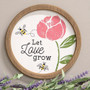 Let Love Grow Circle Frame G35916