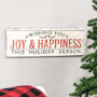 Wishing You Joy & Happiness Sign G60402