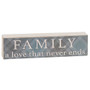 Family A Love That Never Ends Plaid Block GH36011