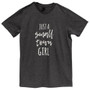 Just A Small Town Girl T-Shirt Heather Dk. Gray Small GL111S
