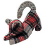 Red/Grey Plaid Cat Doorstop GWBT2708