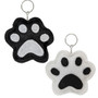 *Paw Print Black & White Keychain 2 Asstd. (Pack Of 2) GZOE4022 By CWI Gifts