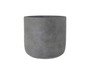 Terracotta Round Pot Lg Rough Finish Dark Gray (Pack Of 8) 53838