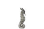 Polyresin Seahorse Figurine With Engraved Detail Sm Tarnished Finish Silver (Pack Of 4) 73203