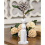 Tall White Spindle Flower Holder G35952 By CWI Gifts