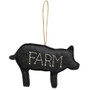 Felt Farm Pig Ornament GCS38357