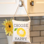 Choose Happy Lemon Pillow Ornament GCS38413