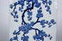 Blue And White Square Tea Jar Weeping Plum (1303E)