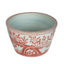 Coral Red Peony Basin Planter (1497R)