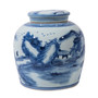 Blue And White Ming Jar Mountain Village (1603Q)