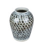 Blue And White Jar With Fish Scale Pattern (1702D)