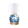Lamp Vintage Ming Jar Pine Large Goldleaf Base (L1217G-LG)