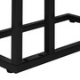 Accent Table - 25"H - Black Marble - Black Metal (I 3674)
