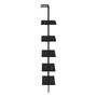 Bookcase - 72"H Ladder Black - Black Metal (I 3683)