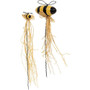 Set Of 2 Resin Bee Plant Pokes G35971