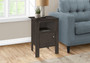 Accent Table - Brown Oak Night Stand With Storage (I 2145)