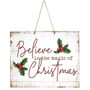 Believe in the Magic Sign w/Jute Hanger G25995