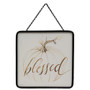 Blessed Pumpkin Enamel Hanging Sign G65294