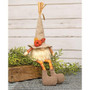 Harvest Burlap Plaid Dangle Leg Gnome GADC4082